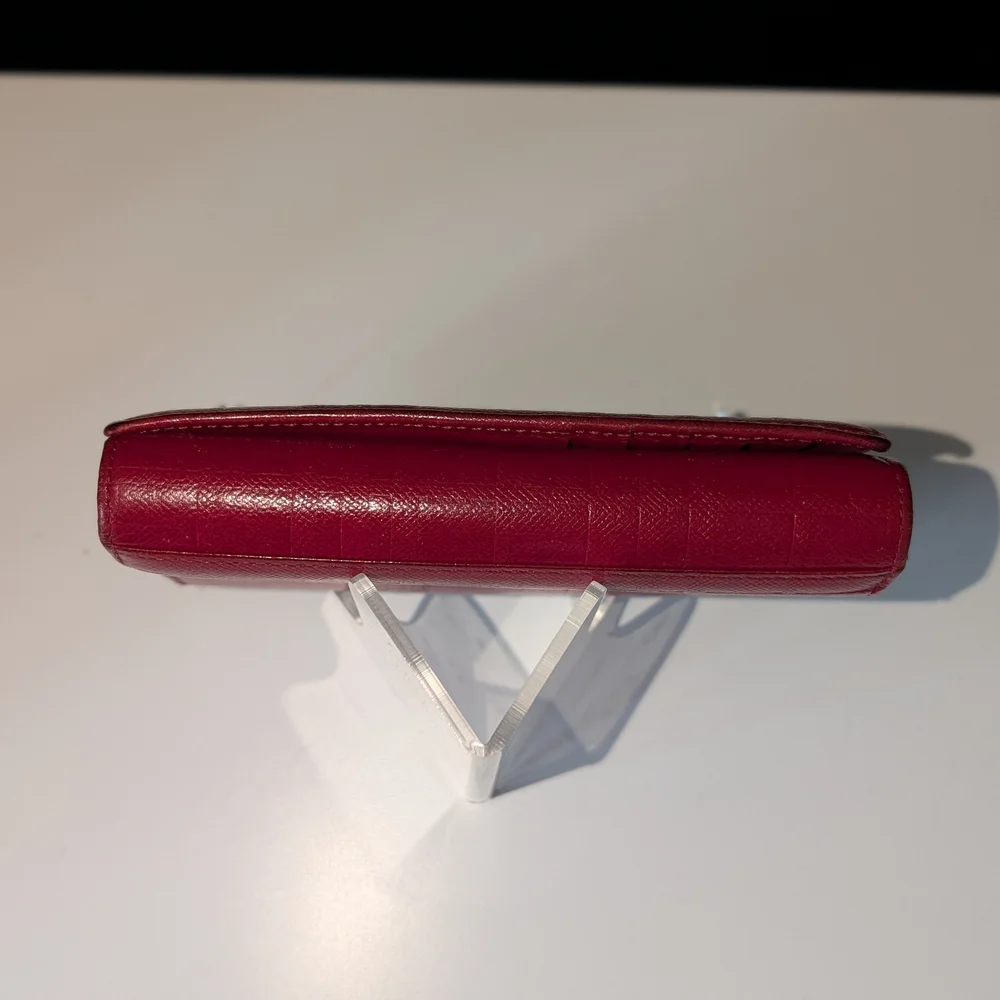 Burberry Red Leather Wallet